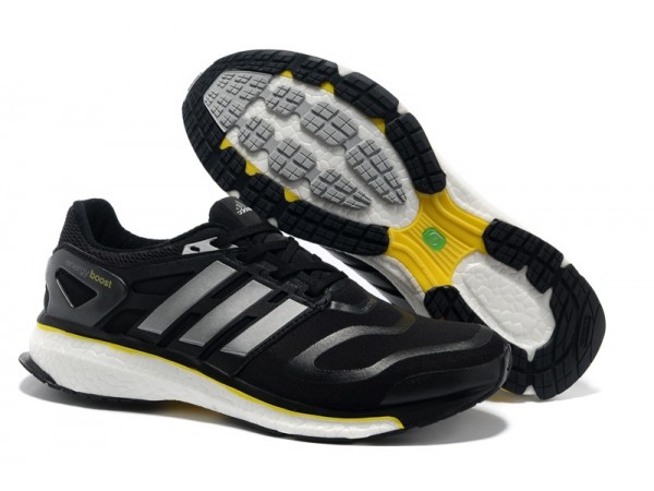 Adidas Energy Boost чёр/жёлт  - дисконт цена