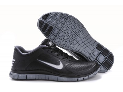 Nike Free 4.0 V3 кожа чёр.